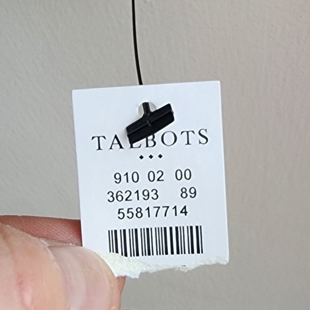 NWT Talbots Holly Striped Scoop Neck Jersey Size Petite Medium - Picture 10 of 16